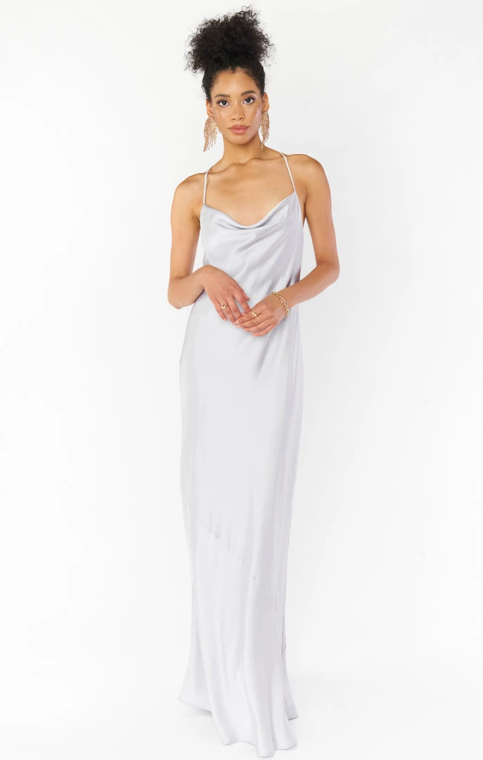 Show Me Your Mumu Tuscany Maxi Slip Dress ~ Silver Luxe Satin Dresses 7 Show Me Your Mumu Tuscany Maxi Slip Dress ~ Silver Luxe Satin Dresses