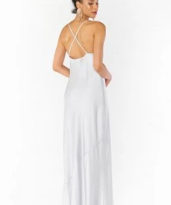 Show Me Your Mumu Tuscany Maxi Slip Dress ~ Silver Luxe Satin Dresses 11 Show Me Your Mumu Tuscany Maxi Slip Dress ~ Silver Luxe Satin Dresses