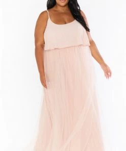 Show Me Your Mumu Bridesmaids Dresses Olivia Overskirt ~ Dusty Blush Tulle