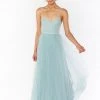 Show Me Your Mumu Olivia Overskirt ~ Silver Sage Tulle Bridesmaids Dresses
