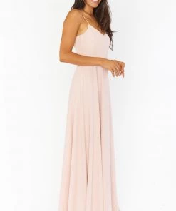 Show Me Your Mumu Faith Maxi Dress ~ Dusty Blush Crisp