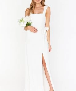 Show Me Your Mumu Dresses Paris Gown ~ White Stretch 17 Show Me Your Mumu Dresses Paris Gown ~ White Stretch