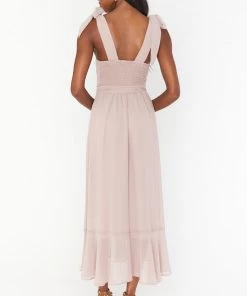 Show Me Your Mumu Claire Midi Dress ~ Soft Beige Chiffon 14 Show Me Your Mumu Claire Midi Dress ~ Soft Beige Chiffon