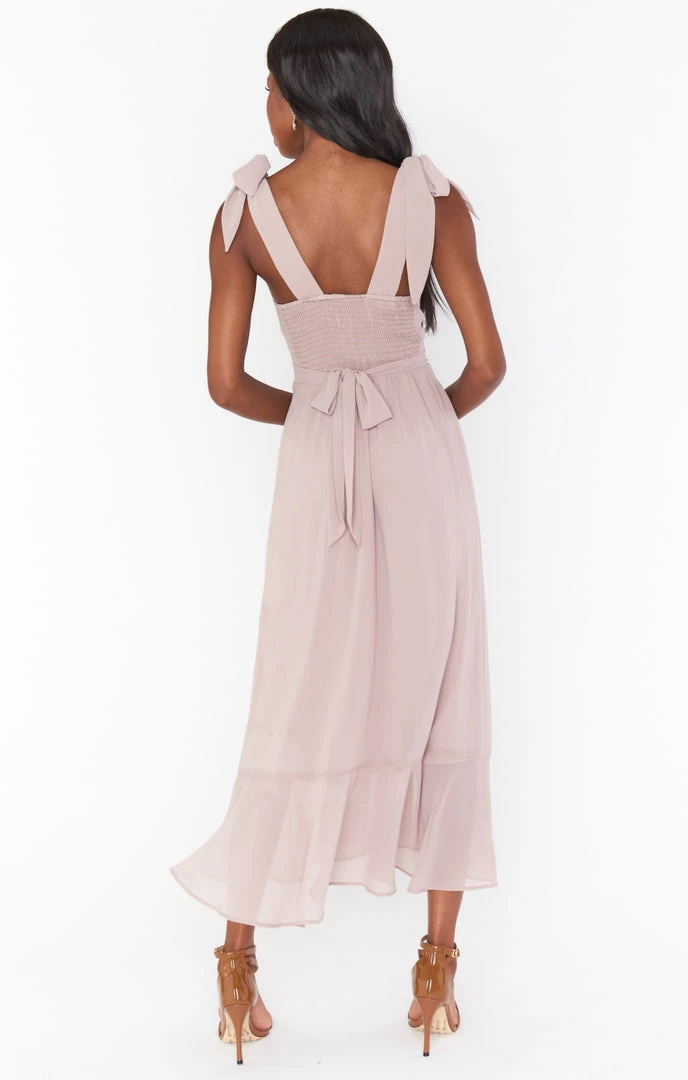 Show Me Your Mumu Claire Midi Dress ~ Soft Beige Chiffon 9 Show Me Your Mumu Claire Midi Dress ~ Soft Beige Chiffon
