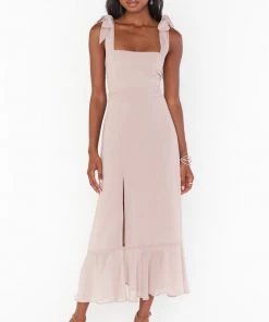 Show Me Your Mumu Claire Midi Dress ~ Soft Beige Chiffon 15 Show Me Your Mumu Claire Midi Dress ~ Soft Beige Chiffon