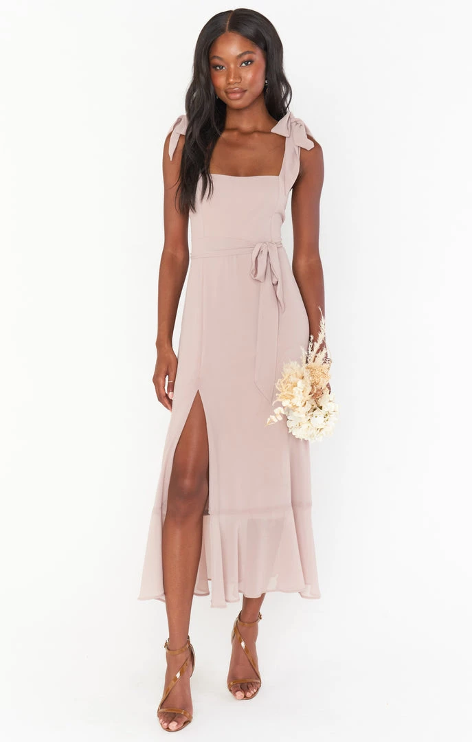 Show Me Your Mumu Claire Midi Dress ~ Soft Beige Chiffon 10 Show Me Your Mumu Claire Midi Dress ~ Soft Beige Chiffon