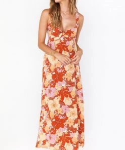 Show Me Your Mumu Penelope Midi Dress ~ Party Poppy Blooms New Mu