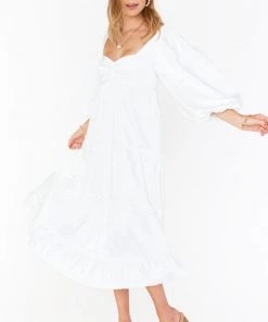 Show Me Your Mumu Mandi Midi Dress ~ White Rose Jacquard New Mu 16 Show Me Your Mumu Mandi Midi Dress ~ White Rose Jacquard New Mu