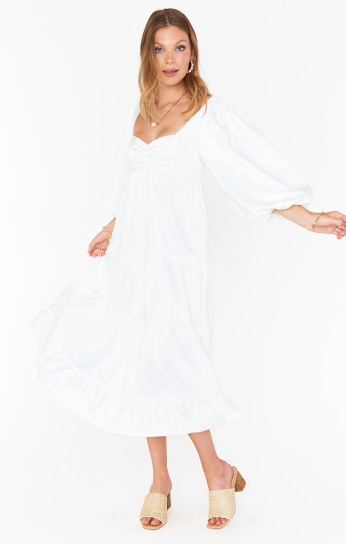 Show Me Your Mumu Mandi Midi Dress ~ White Rose Jacquard New Mu 4 Show Me Your Mumu Mandi Midi Dress ~ White Rose Jacquard New Mu