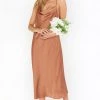 Show Me Your Mumu Verona Cowl Dress ~ Copper Luxe Satin Dresses 2 Show Me Your Mumu Verona Cowl Dress ~ Copper Luxe Satin Dresses
