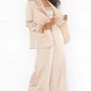 Show Me Your Mumu New Mu Felix Blazer ~ Champagne Luxe Satin