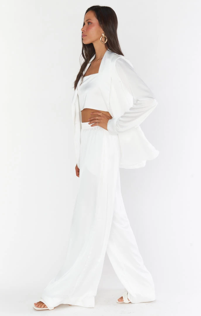 Show Me Your Mumu Irwin Pants ~ Ivory Luxe Satin New Mu 5 Show Me Your Mumu Irwin Pants ~ Ivory Luxe Satin New Mu
