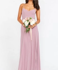 Show Me Your Mumu Wedding Guest Dresses Godshaw Goddess Gown ~ Antique Rose Chiffon