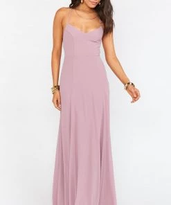 Show Me Your Mumu Wedding Guest Dresses Godshaw Goddess Gown ~ Antique Rose Chiffon