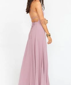 Show Me Your Mumu Wedding Guest Dresses Godshaw Goddess Gown ~ Antique Rose Chiffon