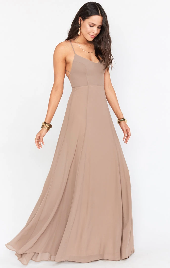 Show Me Your Mumu Godshaw Goddess Gown ~ Dune Chiffon 4 Show Me Your Mumu Godshaw Goddess Gown ~ Dune Chiffon