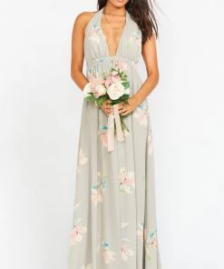 Show Me Your Mumu Luna Halter Dress ~ Lily Showers Dresses