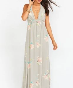 Show Me Your Mumu Luna Halter Dress ~ Lily Showers Dresses