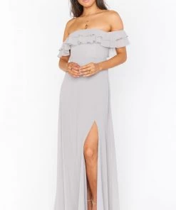 Show Me Your Mumu Bridesmaids Dresses Emma Ruffle Maxi Dress ~ Dove Grey Chiffon 16 Show Me Your Mumu Bridesmaids Dresses Emma Ruffle Maxi Dress ~ Dove Grey Chiffon