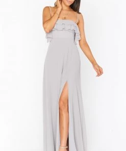 Show Me Your Mumu Bridesmaids Dresses Emma Ruffle Maxi Dress ~ Dove Grey Chiffon 17 Show Me Your Mumu Bridesmaids Dresses Emma Ruffle Maxi Dress ~ Dove Grey Chiffon
