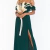 Show Me Your Mumu Emma Ruffle Maxi Dress ~ Emerald Chiffon Bridesmaids Dresses 2 Show Me Your Mumu Emma Ruffle Maxi Dress ~ Emerald Chiffon Bridesmaids Dresses