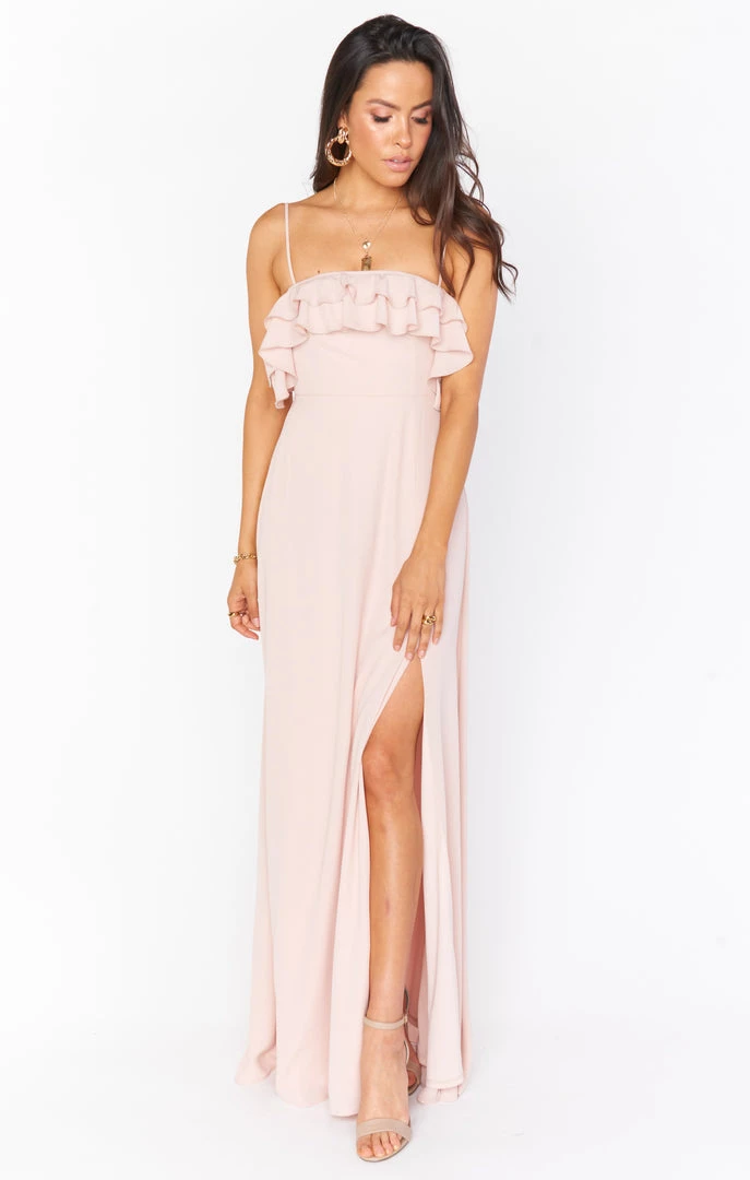 Show Me Your Mumu Emma Ruffle Maxi Dress ~ Dusty Blush Crisp 7 Show Me Your Mumu Emma Ruffle Maxi Dress ~ Dusty Blush Crisp