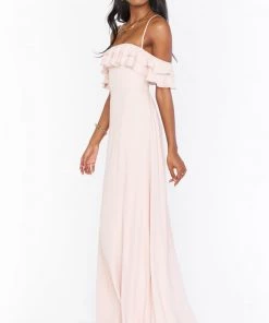 Show Me Your Mumu Emma Ruffle Maxi Dress ~ Dusty Blush Crisp 22 Show Me Your Mumu Emma Ruffle Maxi Dress ~ Dusty Blush Crisp
