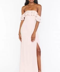 Show Me Your Mumu Emma Ruffle Maxi Dress ~ Dusty Blush Crisp 27 Show Me Your Mumu Emma Ruffle Maxi Dress ~ Dusty Blush Crisp