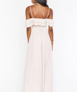 Show Me Your Mumu Emma Ruffle Maxi Dress ~ Show Me The Ring Crisp Bridesmaids Dresses