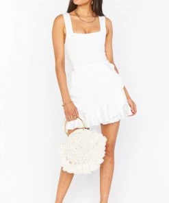 Show Me Your Mumu Larson Mini Skirt ~ Ivory Luxe Satin Bottoms 19 Show Me Your Mumu Larson Mini Skirt ~ Ivory Luxe Satin Bottoms