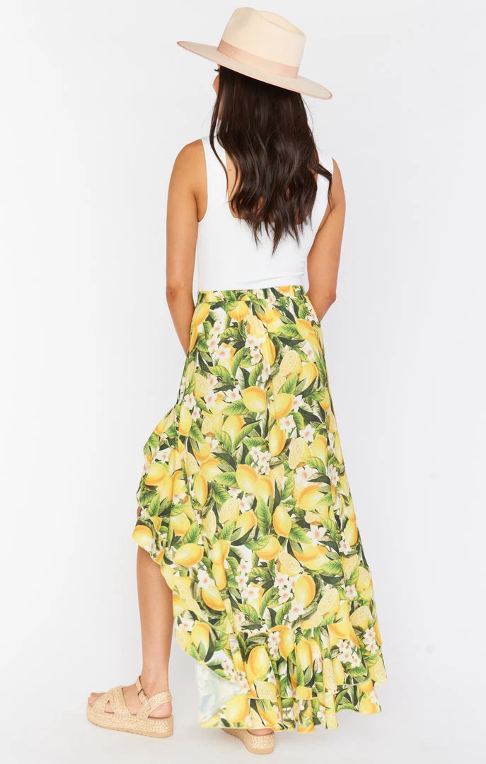 Show Me Your Mumu Bottoms Angelina High Low Skirt ~ Citrus Stretch 5 Show Me Your Mumu Bottoms Angelina High Low Skirt ~ Citrus Stretch
