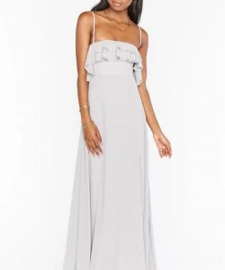 Show Me Your Mumu Bridesmaids Dresses Emma Ruffle Maxi Dress ~ Dove Grey Chiffon 21 Show Me Your Mumu Bridesmaids Dresses Emma Ruffle Maxi Dress ~ Dove Grey Chiffon