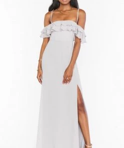 Show Me Your Mumu Bridesmaids Dresses Emma Ruffle Maxi Dress ~ Dove Grey Chiffon 23 Show Me Your Mumu Bridesmaids Dresses Emma Ruffle Maxi Dress ~ Dove Grey Chiffon