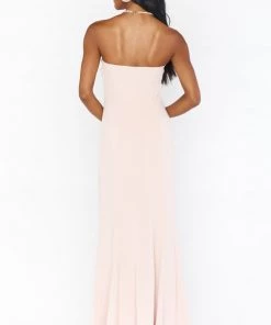 Show Me Your Mumu Bridesmaids Dresses Harper Gown ~ Dusty Blush Stretch