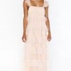 Show Me Your Mumu Dresses Fairytale Maxi Dress ~ Dusty Blush Tulle