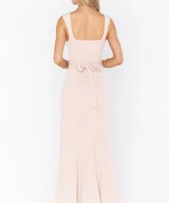 Show Me Your Mumu Bridesmaids Dresses Paris Gown ~ Dusty Blush Stretch