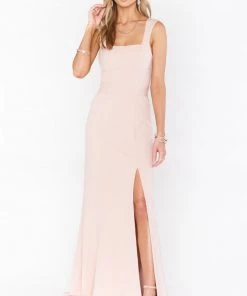 Show Me Your Mumu Bridesmaids Dresses Paris Gown ~ Dusty Blush Stretch