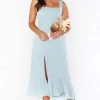 Show Me Your Mumu New Mu Claire Midi Dress ~ Silver Sage Crisp 2 Show Me Your Mumu New Mu Claire Midi Dress ~ Silver Sage Crisp