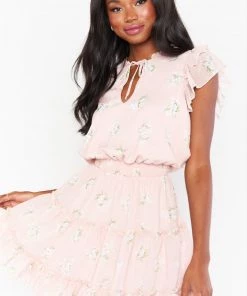 Show Me Your Mumu Wild Dreams Mini Dress ~ GWSXMUMU Blush Meadow