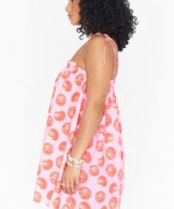 Show Me Your Mumu New Mu Angel Mini Dress ~ Spicy Tomato