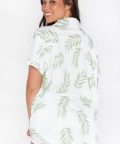 Show Me Your Mumu Sunday Morning Sleep Set ~ Dreamy Palm 8 Show Me Your Mumu Sunday Morning Sleep Set ~ Dreamy Palm