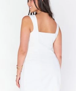 Show Me Your Mumu Eden Mini Dress ~ White Stretch
