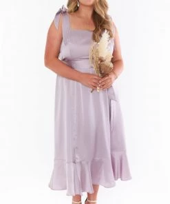 Show Me Your Mumu Claire Midi Dress ~ Dusty Purple Luxe Satin Bridesmaids Dresses 27 Show Me Your Mumu Claire Midi Dress ~ Dusty Purple Luxe Satin Bridesmaids Dresses
