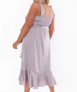 Show Me Your Mumu Claire Midi Dress ~ Dusty Purple Luxe Satin Bridesmaids Dresses 32 Show Me Your Mumu Claire Midi Dress ~ Dusty Purple Luxe Satin Bridesmaids Dresses
