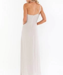 Show Me Your Mumu Bridesmaids Dresses Shannon One Shoulder Dress ~ Show Me The Ring Crisp