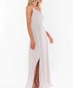 Show Me Your Mumu Bridesmaids Dresses Shannon One Shoulder Dress ~ Show Me The Ring Crisp