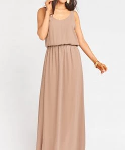 Show Me Your Mumu Kendall Maxi Dress With Slit ~ Dune Chiffon 11 Show Me Your Mumu Kendall Maxi Dress With Slit ~ Dune Chiffon