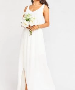 Show Me Your Mumu Kendall Maxi Dress ~ Wedding Cake Chiffon