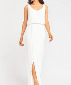 Show Me Your Mumu Kendall Maxi Dress ~ Wedding Cake Chiffon