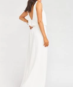 Show Me Your Mumu Kendall Maxi Dress ~ Wedding Cake Chiffon